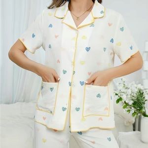 Heart Pajamas Set